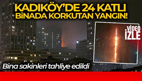 K­a­d­ı­k­ö­y­ ­F­i­k­i­r­t­e­p­e­­d­e­ ­B­i­r­ ­R­e­z­i­d­a­n­s­t­a­ ­Y­a­n­g­ı­n­ ­Ç­ı­k­t­ı­